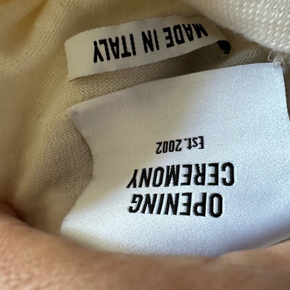 Opening Ceremony White Logo Crewneck Sweatshirt Unisex XS. Authentic - Picture 5 of 10